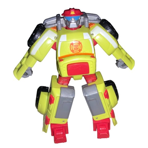 Hasbro Heroes Transformers Rescue Bots Heatwave the Fire-Bot Action Figure - Picture 1 of 10